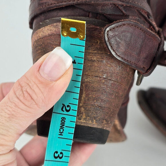 Women's Brown Leather Ankle Boots - Picture 12 of 12